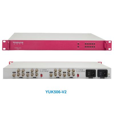 China Support Power Off Pass Through 1x4 Digital Video 3G/HD/SD-SDI/DVB-ASI Splitter 1U Broadcast Two 2x8 or Four Rack for sale