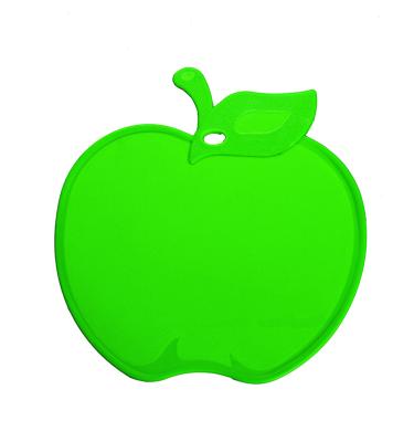 China Sustainable Apple Shape Mini Fruit Plastic Cutting Board For Kitchen for sale