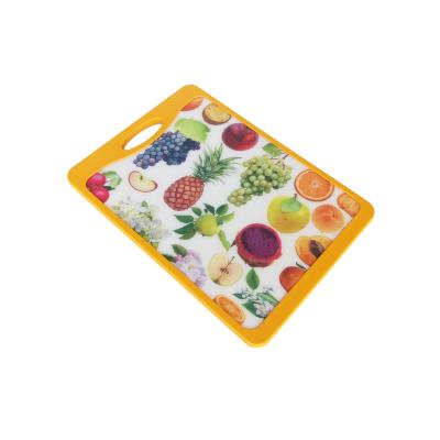 China Sustainable High Quality Customized Printing Bamboo Vegetable Kitchen Cutting Board for sale