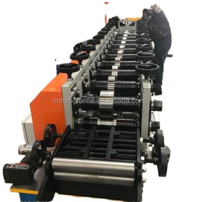 China Retail Galvanized Track Metal Top Cap Channel Roll Forming Machine for sale