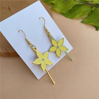 China Artilady Fashion Jewelry TRENDY Colorful Dangle Earrings Cute Flower Stud Earrings For Women for sale