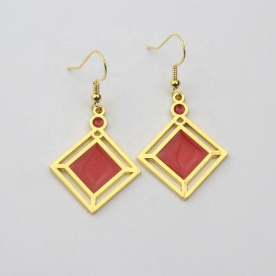 China New FASHIONABLE simple colorful earrings for women for sale