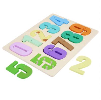 China Educational Toys Eco-Friendly Children's Geometric Intelligence Training Material High Quality Ten Puzzles for sale