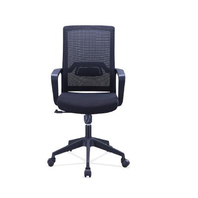 China Black 804-1B Modern Furniture Conference Room (Height) Adjustable Mesh Office Visitor Chair With Nylon Base for sale