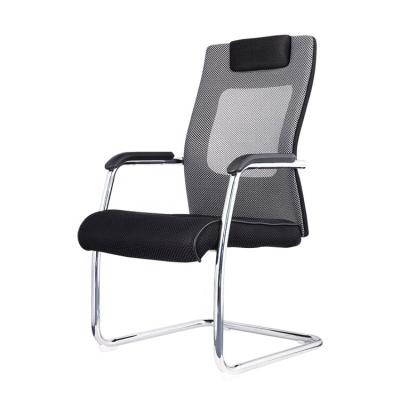 China Other Conference Room Chairs Ergonomic Black Nylon Mesh Office Chair Frame for sale