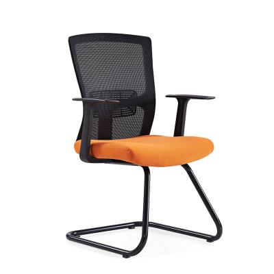 China Mid Back 814C Powder Coated Frame Visitor Revolving Chair For Sale for sale