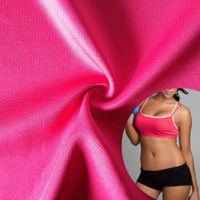 China Anti Pill Weft Knitted 80 Polyester 20 Spandex Scuba Dry Fit Fabric For Tracksuit Sportswear With Good Quality for sale