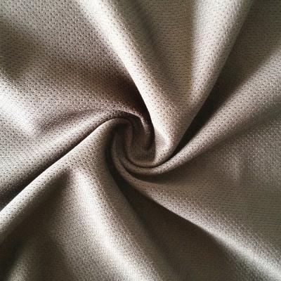 China Shrink-Resistant 100 Polyester Bird's Eye Mesh Fabric For Jersey Outerwear for sale