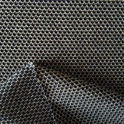 China Fashion Anti Pill Jacquard Glitter 92 Elastic Nylon Spandex 4 Lurex 4 Plaid Textured Fabric Knitting Lurex for sale