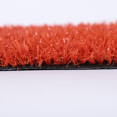 China Customize Synthetic Grass Waterproof Red Blue Yellow Purple Artificial Grass Landscaping for sale