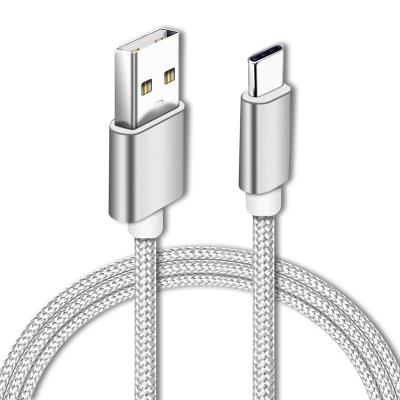 China Mobile Phone Types Multi Color Fast Charging USB C Cable Nylon Braided Type C Charging Cable For Samsung for sale