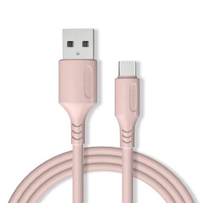 China Good Elasticity Manufacturer Supply Band Colorful Silicone Liquid Data Line 2A USB type c Data Charging Cable for OPPO for xiaomi forSumsung for sale