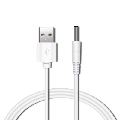 China MP3/MP4 Player White 3.5mm Power Cord Charging USB Data Cable To DC Cable For Android for sale