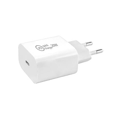 China Direct Plug Charging Mold USB C Power Charger Wall Adapter Palladium 20w Charger Private Type EU C Charger For iphone 12 pro for sale