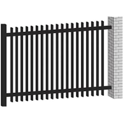 China Easily Assembled Steel Fence Galvanized Steel Fence Philippines L Shape Steel Barrier Gate Post for sale