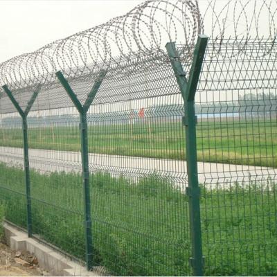 China Wholesale Easily Assembled Guardrail Anti-Climb Steel Iron Galvanized Metal Wire Mesh Cattle Farm Orchard Vineyard Fence Panels for sale