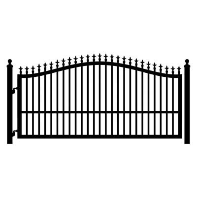 China Easily Compiled Fancy Designs of Modern Simple Iron Gate Pipe Wall Iron Wall Gate Designs for sale