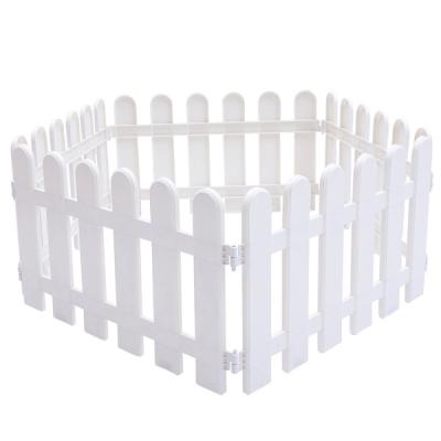 China Easily Assembled Green Garden Border Edging Outdoor Folding Fence Roll /PVC Coated Lawn Edging for sale