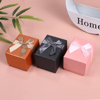 China Small Necklace Ring Wind Packaging Jewelry Box Handmade Simple Hot Sale Wedding Gift Watch Birthday for sale