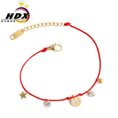 China Hiphop Valentine's Day Gift Red Rope Black Rope Souvenir Props Small Lovers Hand Rope for sale