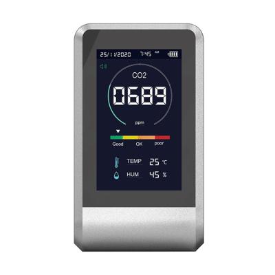 China Desktop Customized Color LCD Display Outdoor Air Quality CO2 Leak Detector High Accuracy Detection for sale