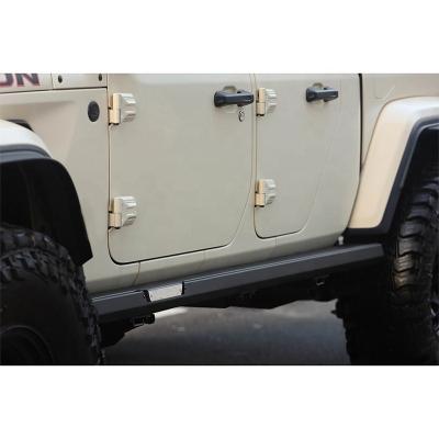 China Factory Supply Steel Side Step Accessories Offroad Operation Tips with Light for Jeep Gladiator JT for sale