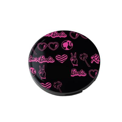 China Double Sided Makeup Girl Round Pocket Mirror Portable Mini Portable Makeup Mirror Practical Beauty Mirror for sale