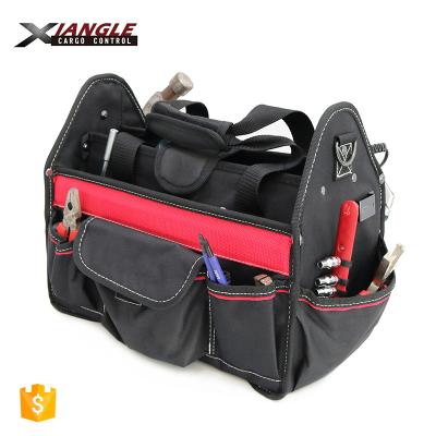 China Durable Heavy Duty Pocket Plumber Electricians Leather Tool Kit Bag for sale