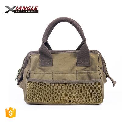 China Durable leather heavy duty nylon electrician toolbox soft oxford hand havc polyester tool kit bag for sale