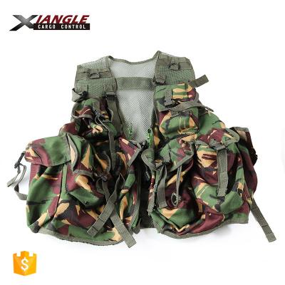 China Durable Builder 600d Storage Pouch Hot End With Zipper Hand Shoulder Canvas Electrician Tool Vest High Quality for sale