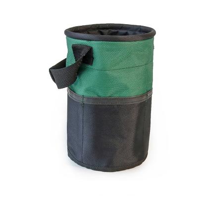 China Tool Bag Premium 600D Polyester Tear Off Handle Strap Bucket Tool Gardening Organizer for sale