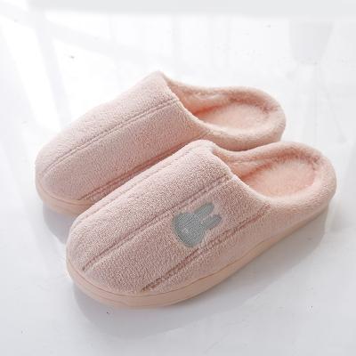 China CUSHIONING winter couples men's and women's cotton indoor non-slip warm slippers for sale