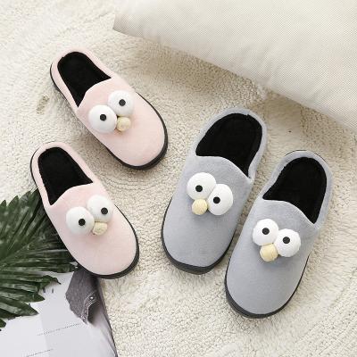 China CUSHIONING Warm Women's Slippers Indoor Large Size Indoor Winter Slippers Ladies Indoor Flat Bottom Warm Women's Slippers for sale