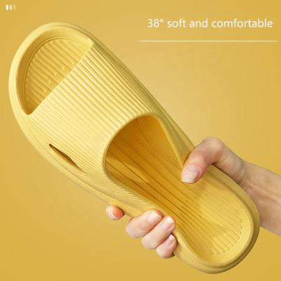 China CUSHIONING Women Summer Home Wear Lovers Bedroom Bathroom Non-Slip Outdoor Slippers for sale