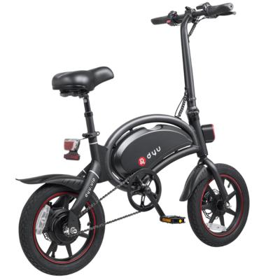 China 250W Standard 14 Inch Folding Electric Bike DYU D3+ E Bike EU Stock for sale