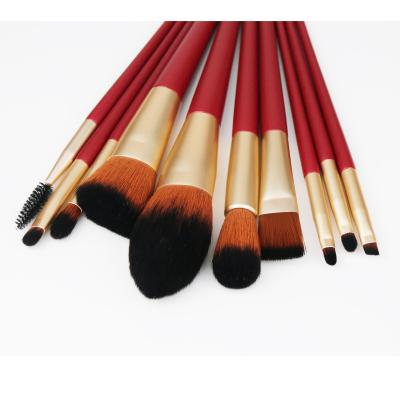 China Angular Blush 2022 Private Label Kawaii New Wine Makeup Face Brush Fashionable Professional Cosmetic Brush Makeup Brushes for sale