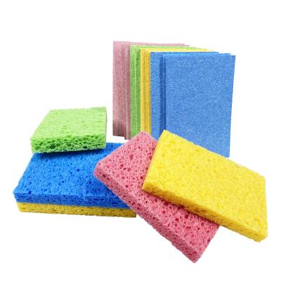 China New Arrival Kitchen Cleaning Sponge Cellulose Cellulose Household Biodegradable Sustainable Sponge Compressed 10 Mm Thickness for sale