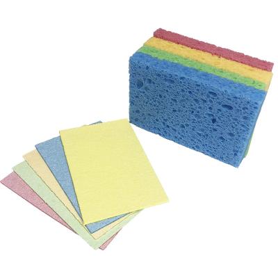 China Sustainable Compressed Cellulose Sponge Eco Friendly Small Size Dish Cloth For Kitchen Cleaning Deliver From Factory High Quality Low MOQ for sale