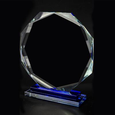 China China k9 empty crystal trophy awards custom laser 3d crystal glass engrving trophies for business gift for sale