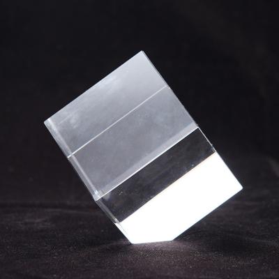 China Factory Wholesale K9 White 2021 Crystal Glass Block Cube For 3d Laser Engraving 3d Laser Crystal Photo Cube for sale