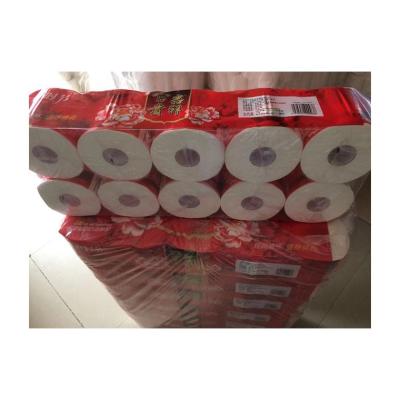 China Eco-friendly Wholesale Bulk Tissue Good Quality Soft Roll Toilet Paper Wholesale Bathroom Tissue for sale