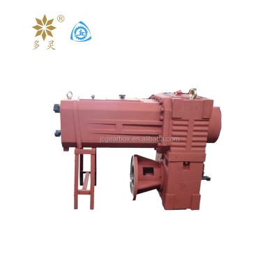 China Extruder high capacity SZL series vertical gear box for conical twin screw extruder for sale