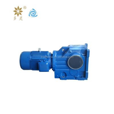 China High Comment JC K Series Right Angle Shaft High Strength Alloy Steel Helical Bevel Gear Motor for sale