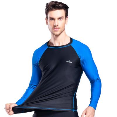 China Custom Rashguard Men's Rashguard Long Sleeve Bjj Rashguard Long Sleeve Regular-Fit Compression Rash Guard for sale