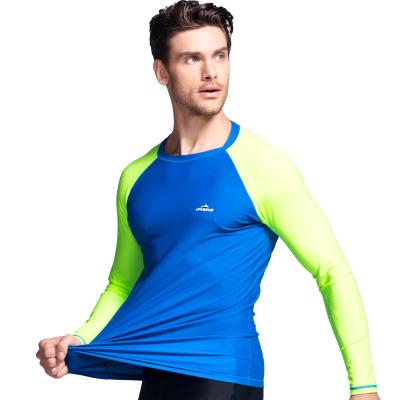 China Long Sleeve Rashguard Men's Long Sleeve Rash Guard Swimwear Swimwear Swimming Shirts for sale