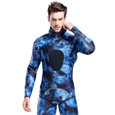 China Antibacterial Spearfishing Top Quality Professional Neoprene Long Sleeve Spearfishing WetSuit 3mm for sale