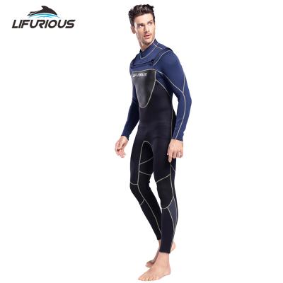 China 5mm Chest Zip Front Waterproof Custom Neoprene Wetsuit Winter Wetsuit Surfing Wetsuit for sale