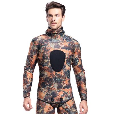 China Anti-Bacterial Lifurious Neoprene 3mm Super Stretch Camouflage Fullsuit for Freediving Snorkeling Swimming Spearfishing Wetsuit for sale