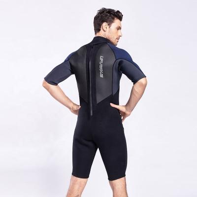 China Freediving Custom Logo Printed Wetsuit Short Neoprene Wetsuit Mens Waterproof Wetsuit for sale