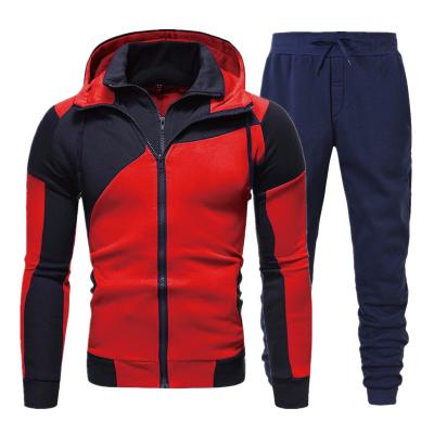 China 2021 Newest Design Anti-Shrink Zipper Amazon Leisure Quilting Sports Long Sleeve Customization Hoody Pants Set for sale